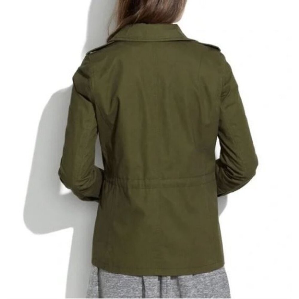 Madewell Women's Olive All Weather Outbound Military Style 02843 Sz XS 1033 - Picture 3 of 16